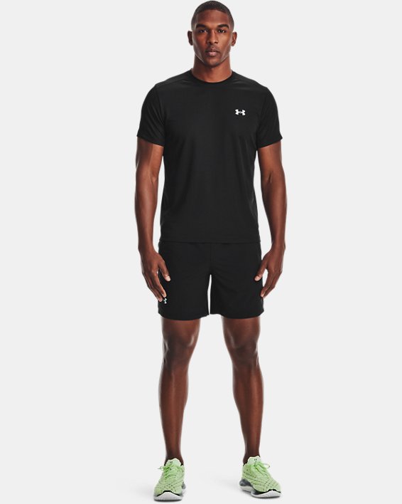 Men's UA Speed Stride Short Sleeve, Black, pdpMainDesktop image number 2